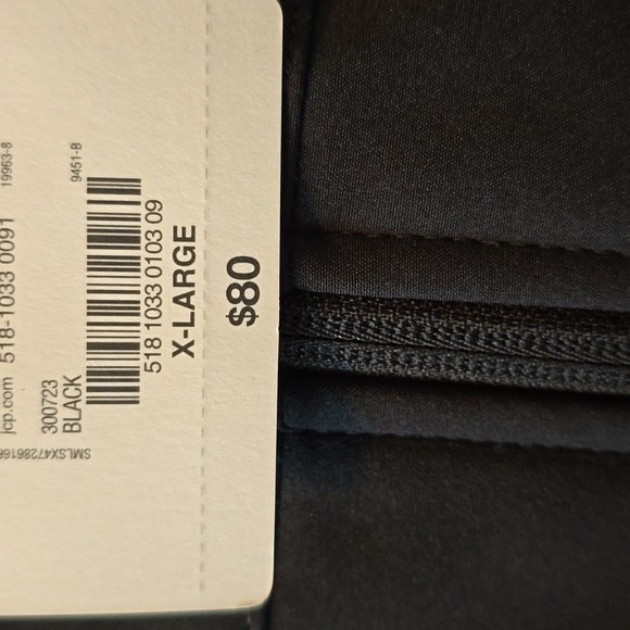 ST. JOHN'S BAY BRAND MEN'S BLACK FRONT ZIPPERED JACKET COAT SIZE XL - Picture 5 of 16